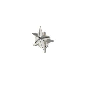 1984 Angela Cummings XL Sterling Silver Asymmetrical Star SINGLE Clip on Earring